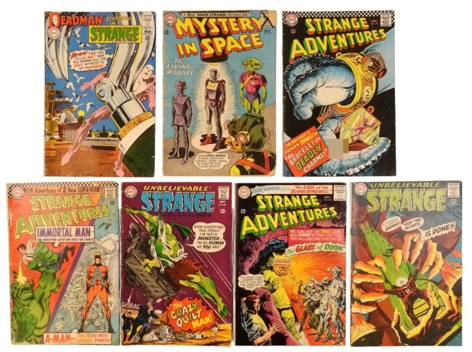 7-DC Strange Adventures & More
