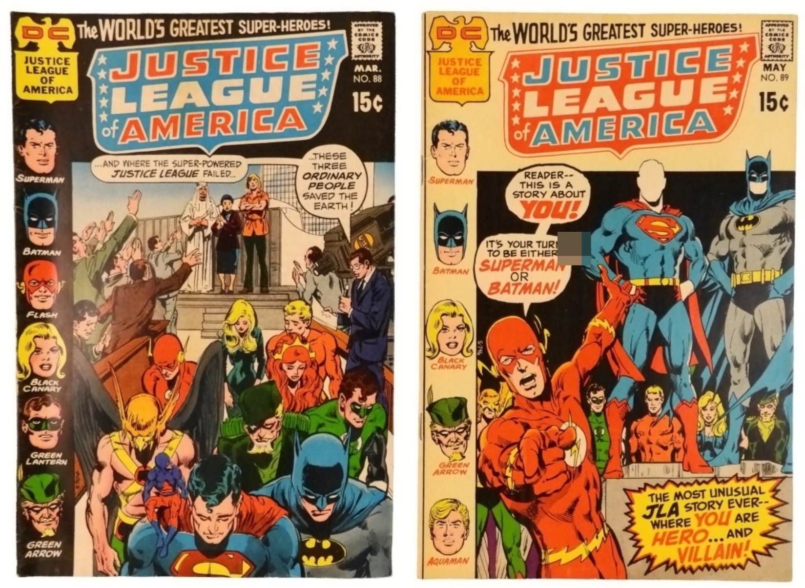 2-Justice League of America #88 & #89