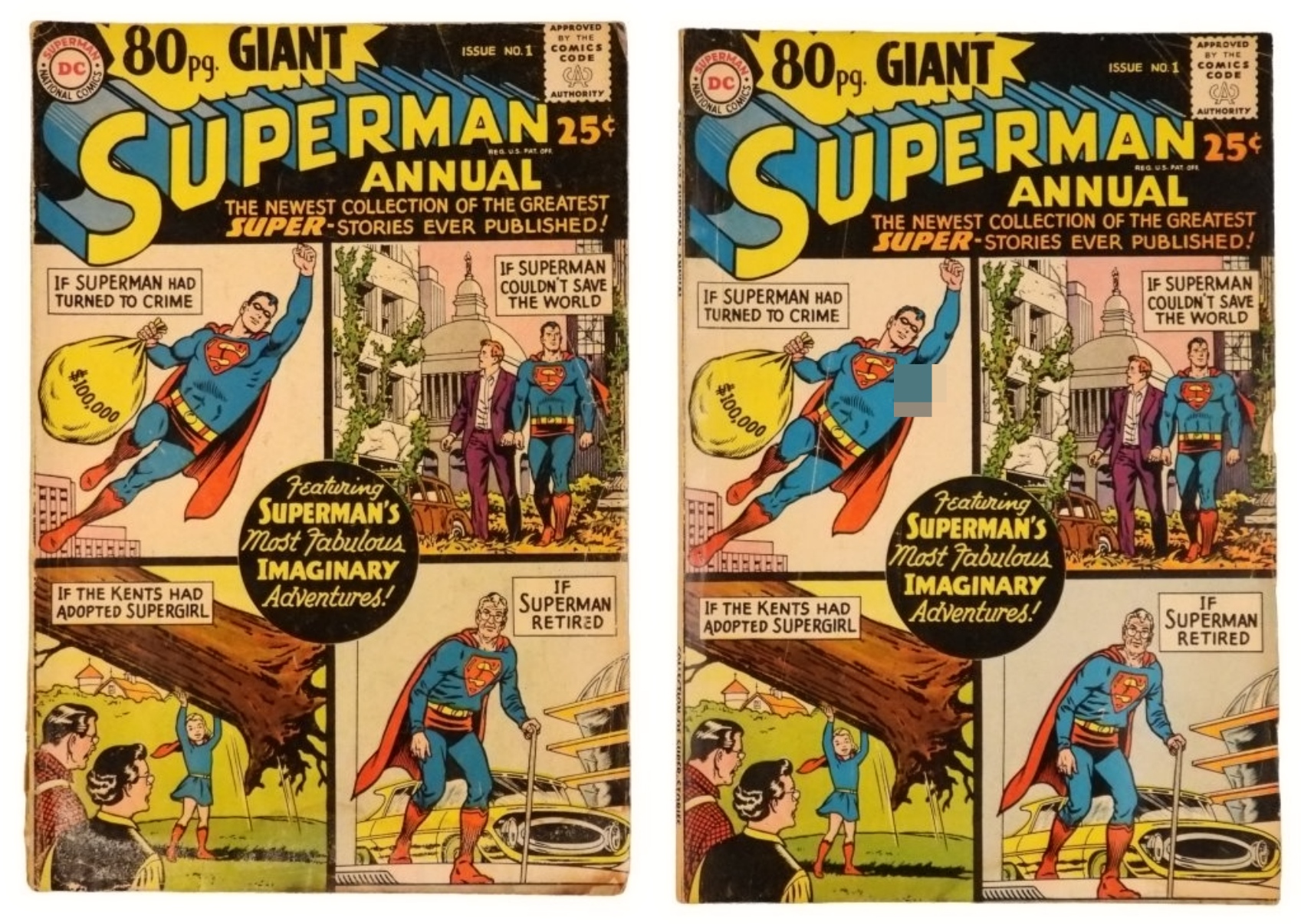 (2) 1964 Superman Annual #1 Issues