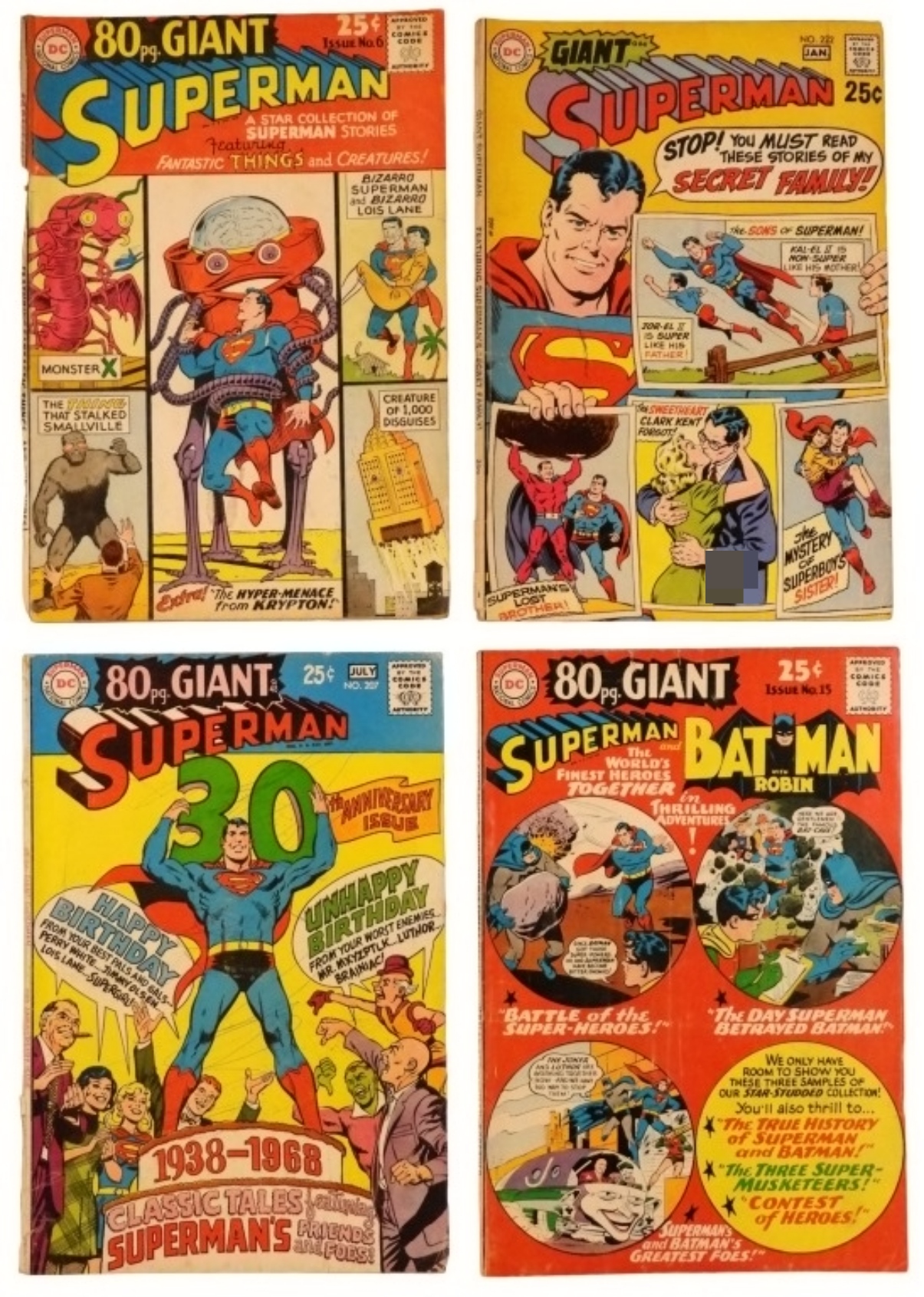 4-Superman Giant DC Comics