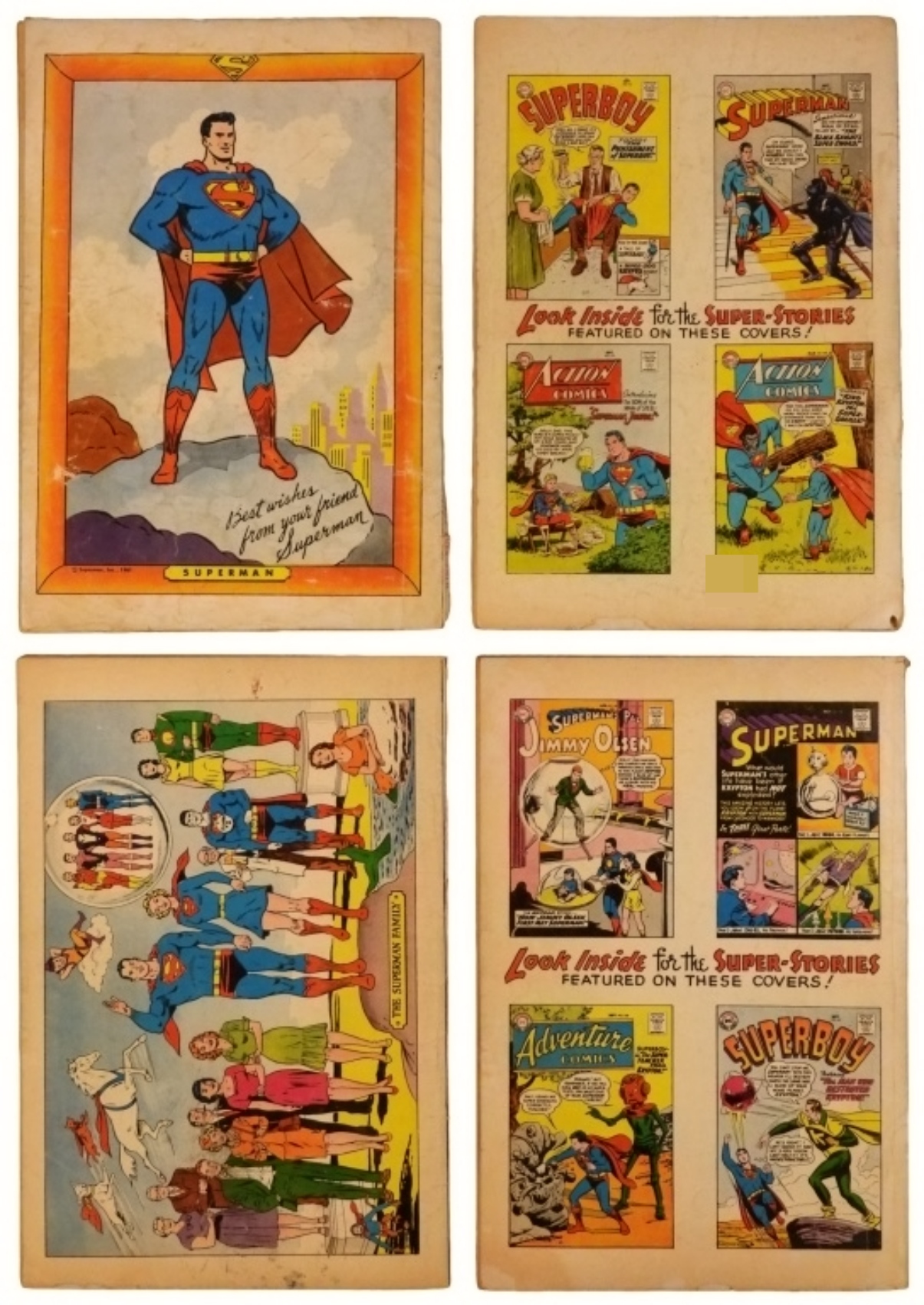4-Giant Superman Annual DC Lot