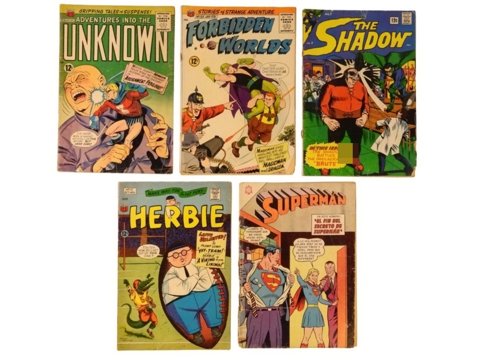 5-Unique Vintage Comics - Must See