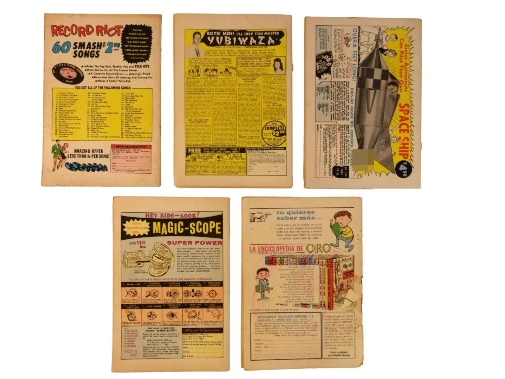5-Unique Vintage Comics - Must See
