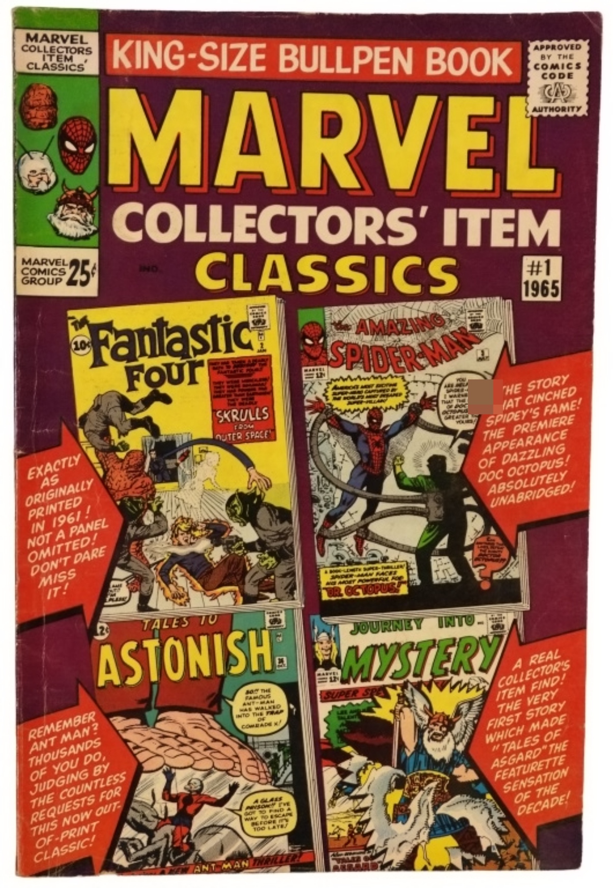 1965 Marvel Collectors Item Classics #1