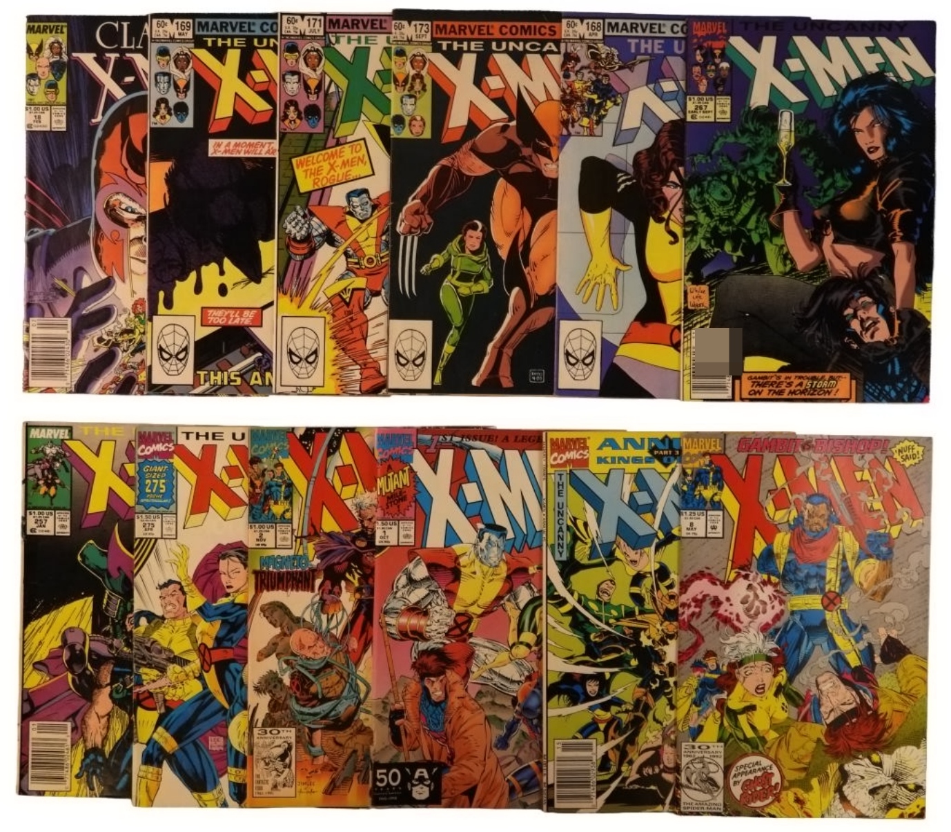 (12) X-Men Marvel Comic Mix