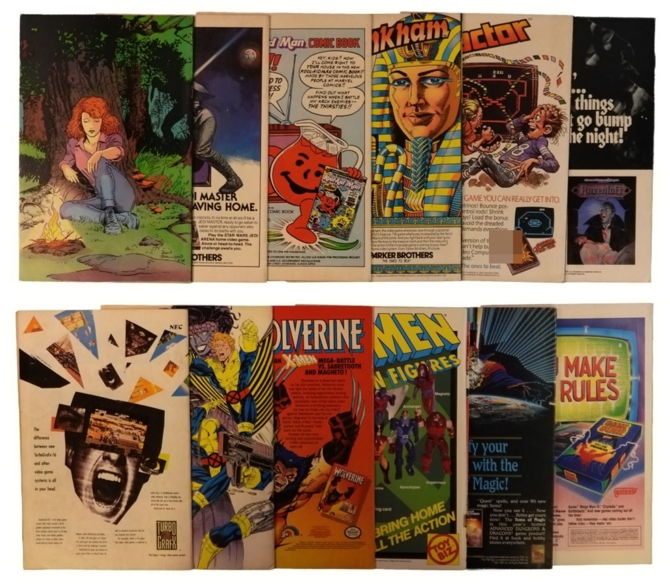 (12) X-Men Marvel Comic Mix