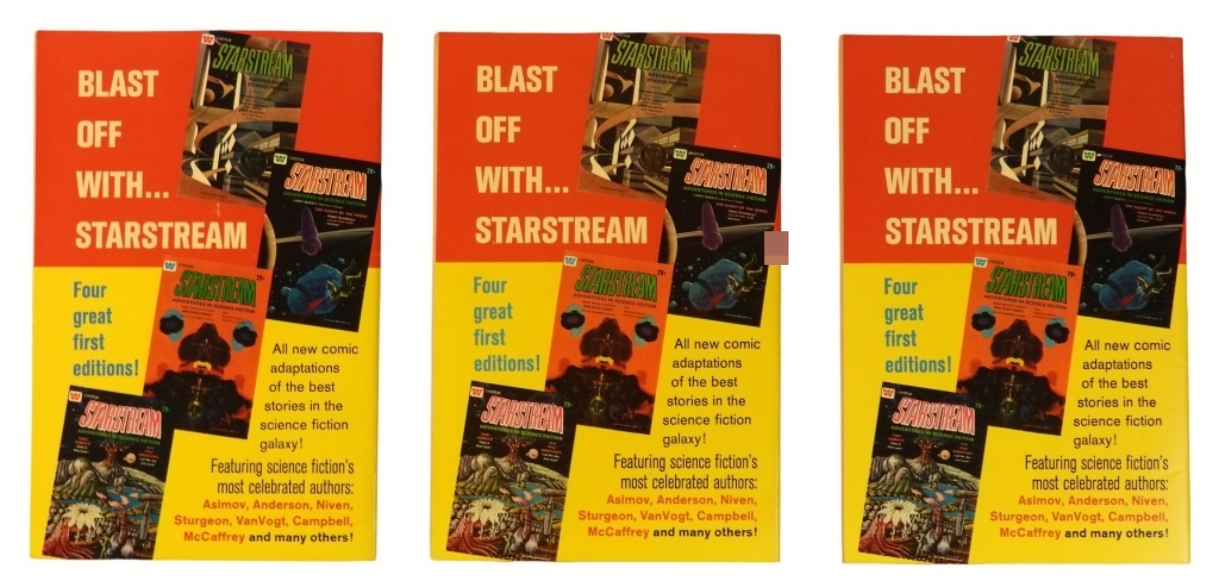 1976 Starstream Whitman Science Fiction Lot
