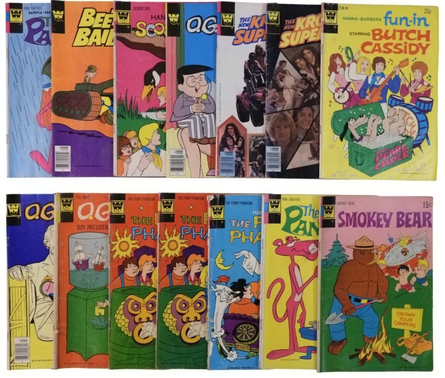 14-Whitman Comic Lot - FUN