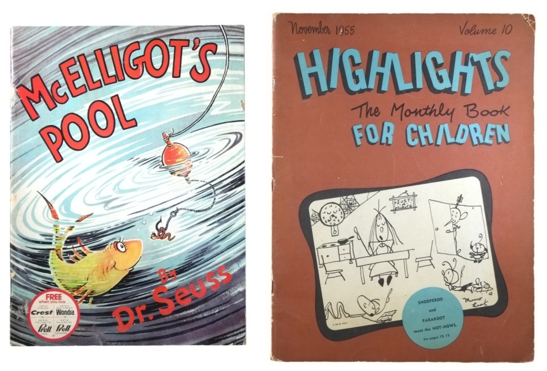 Dr. Seuss McElligot's Pool & Highlight 1955