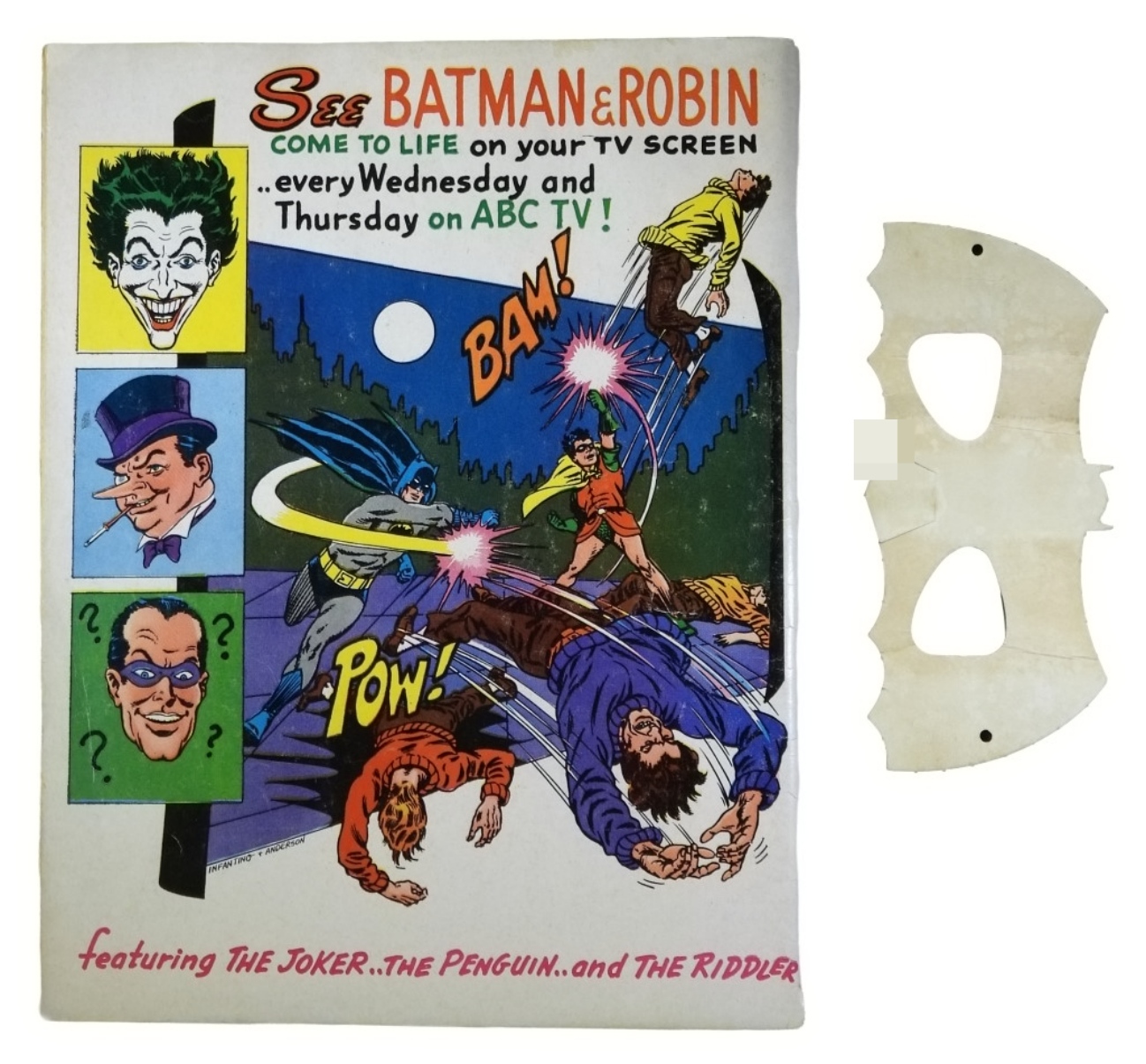 3-D Batman 1966 Comic w/Glasses