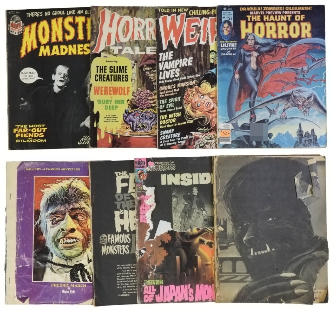 8- Monster Magazines / Pictures / Marvel #1