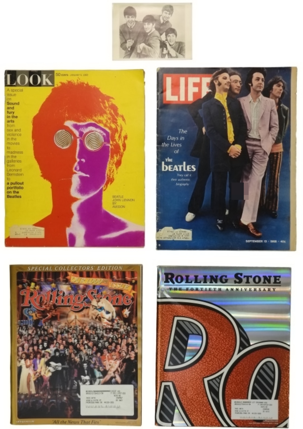 1968 LOOK Magazine with John Lennon Cover plus
