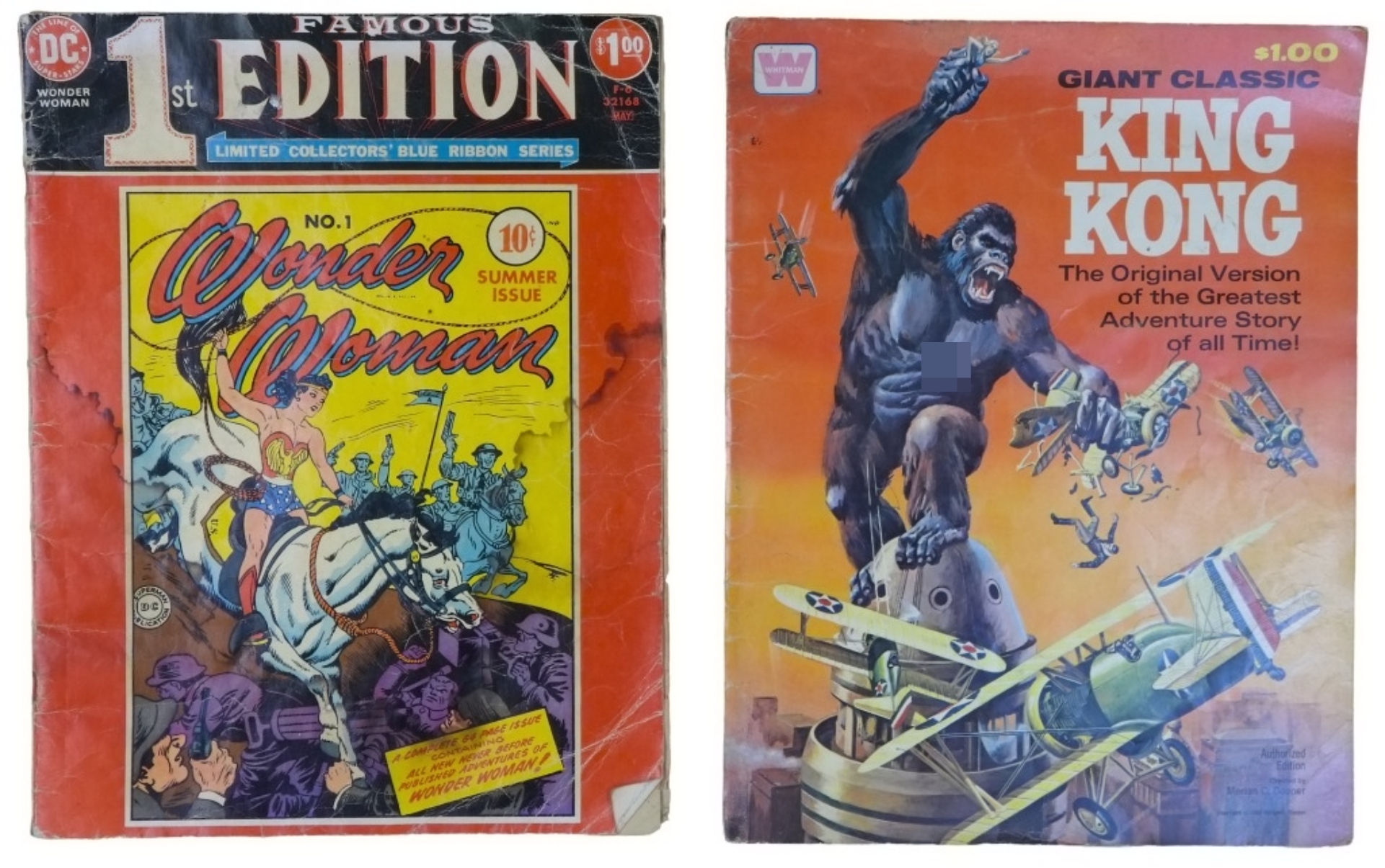 (2) Giant Classics; King Kong & Wonder Woman