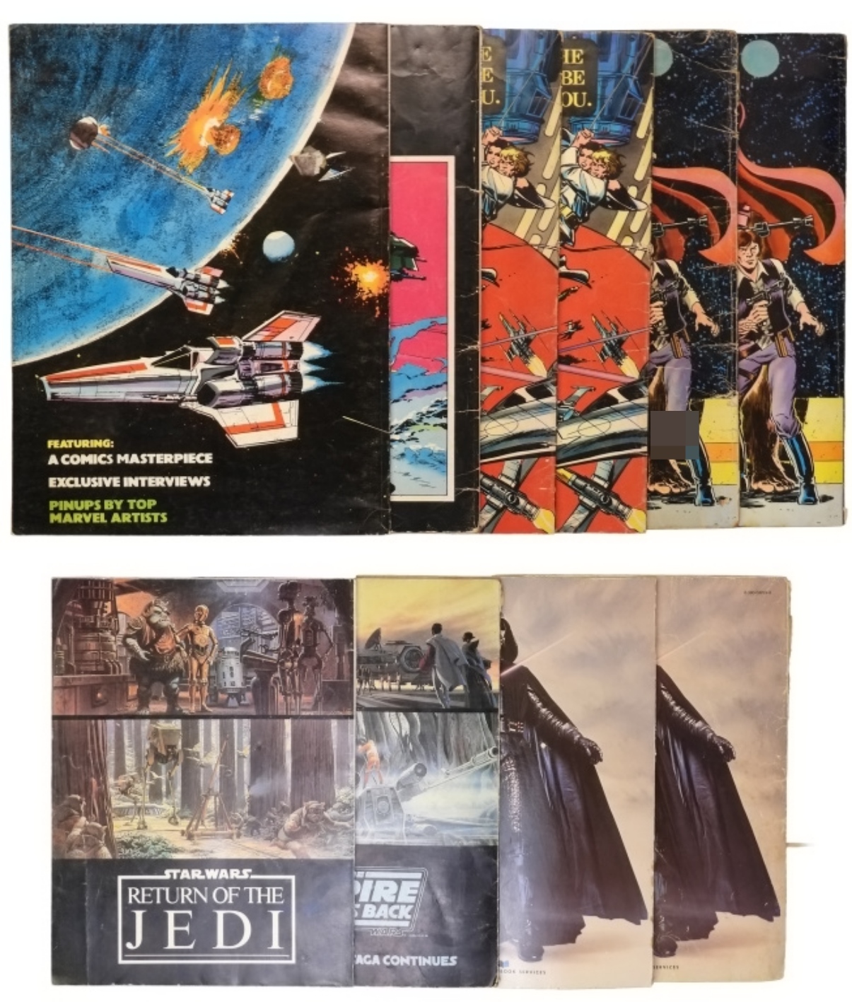 Star Wars Lot; (6) Marvel Special Ed plus