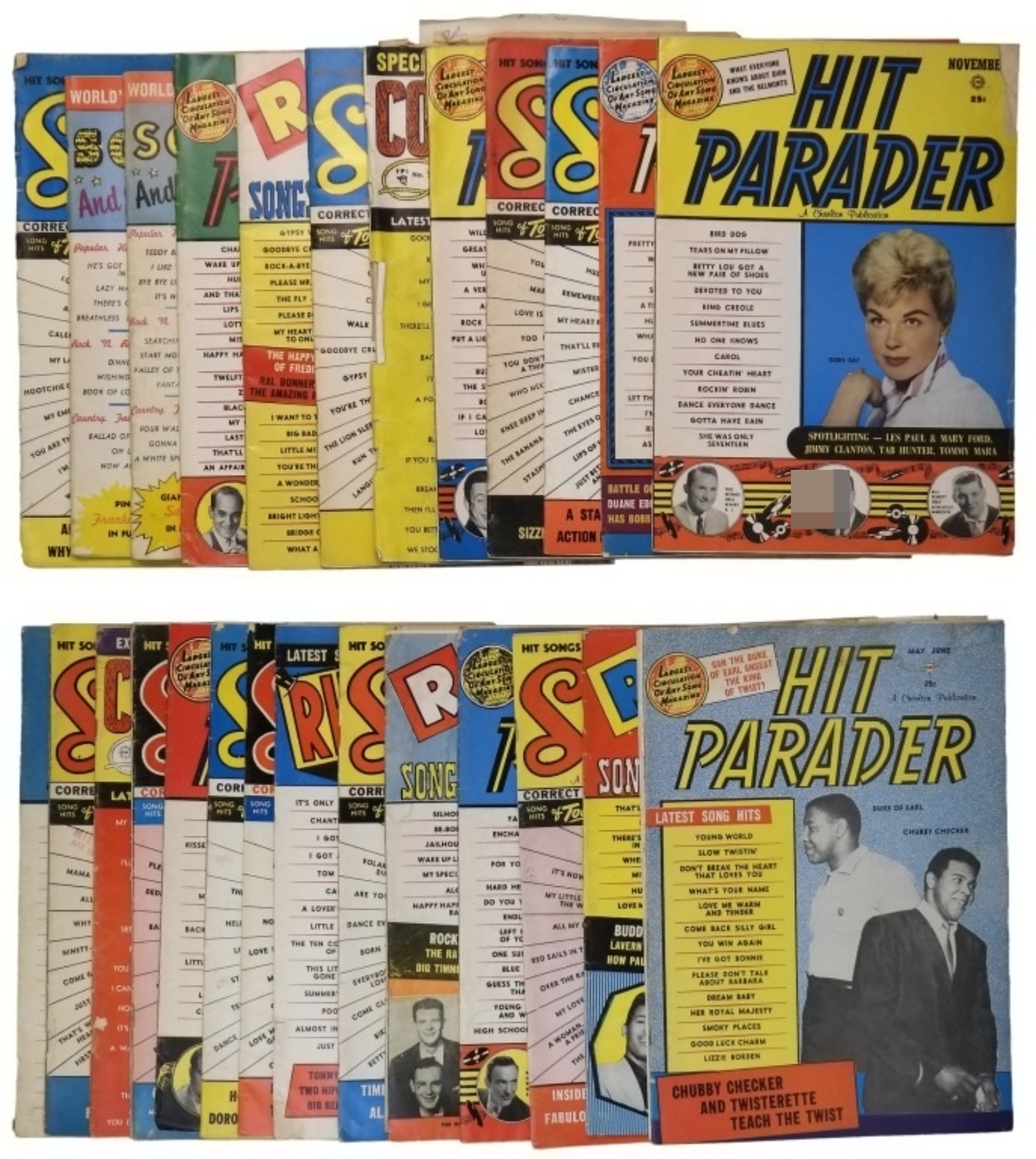 26-Vtg Hit Parader, Song Hits & Music Books