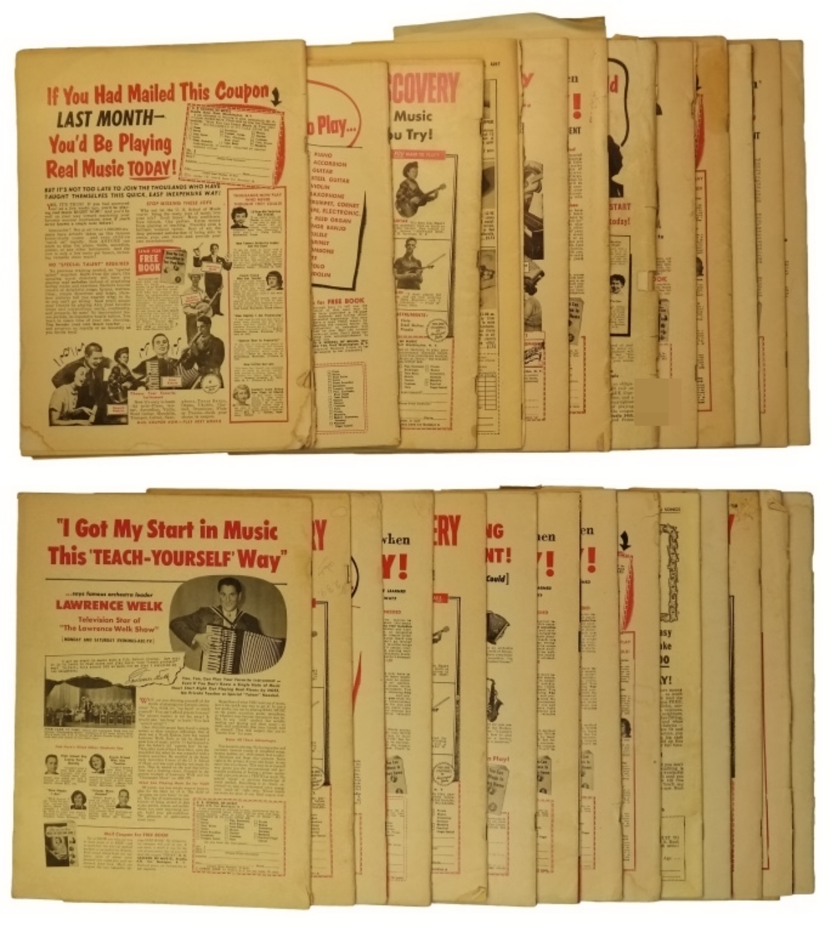 26-Vtg Hit Parader, Song Hits & Music Books