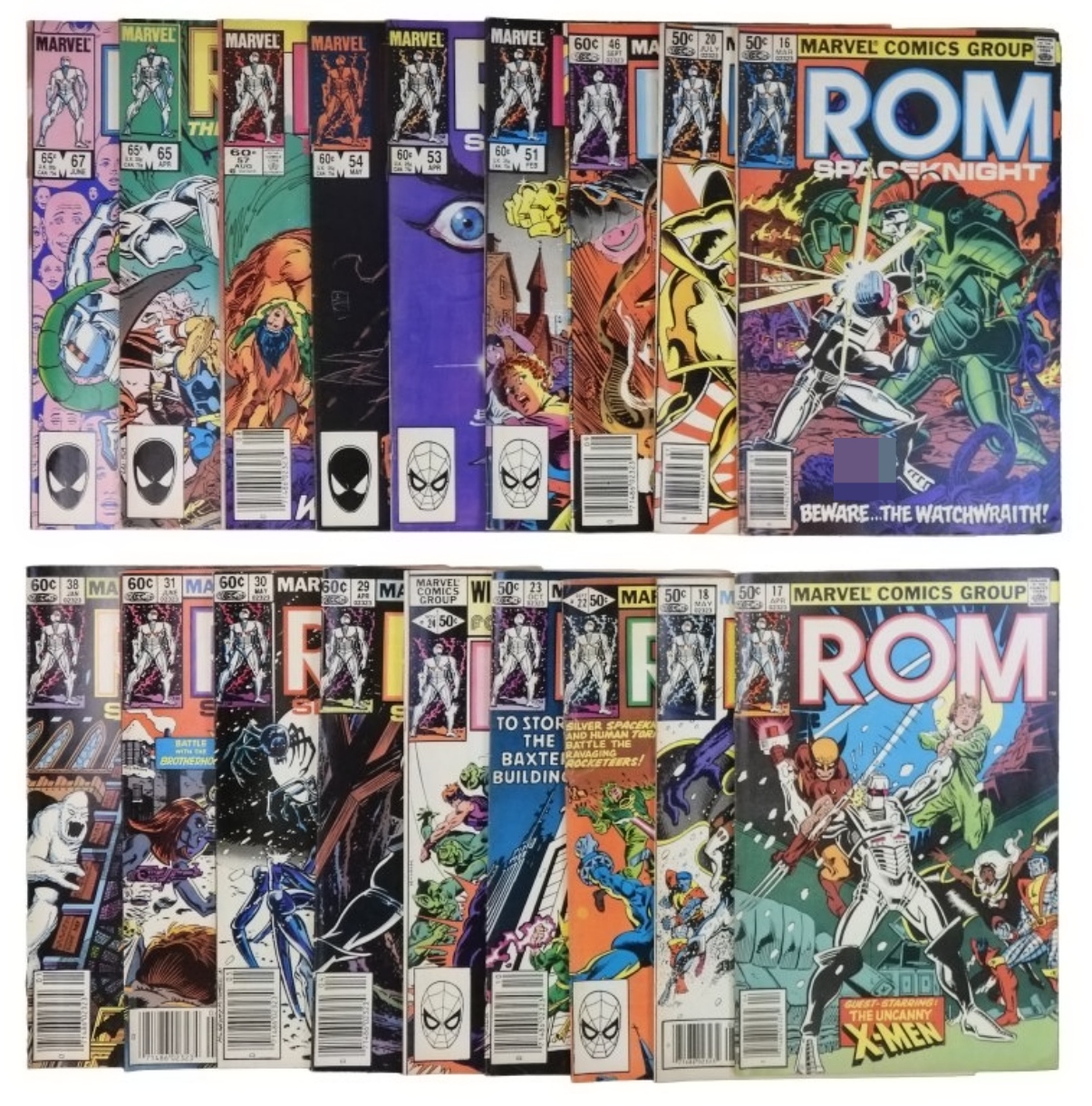 18-Marvel ROM Comic Book Lot
