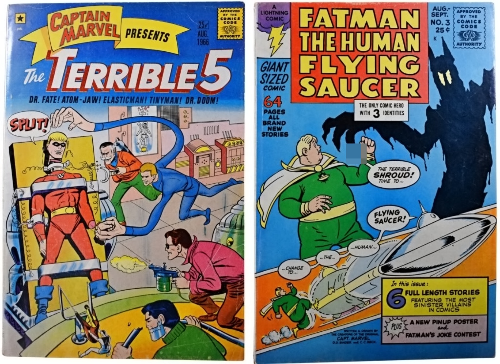 2-Unique 1960s Comics; Fatman