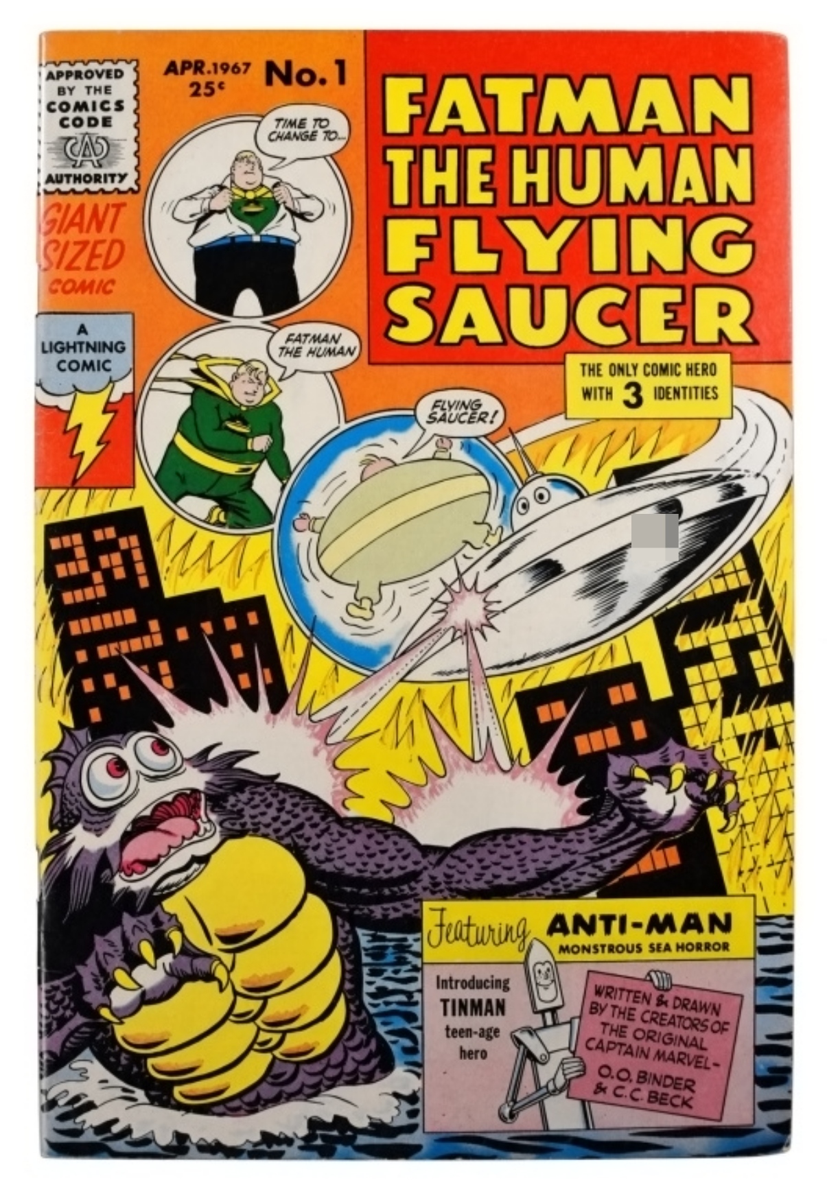 1967 Fatman, the Human Flying Saucer #1