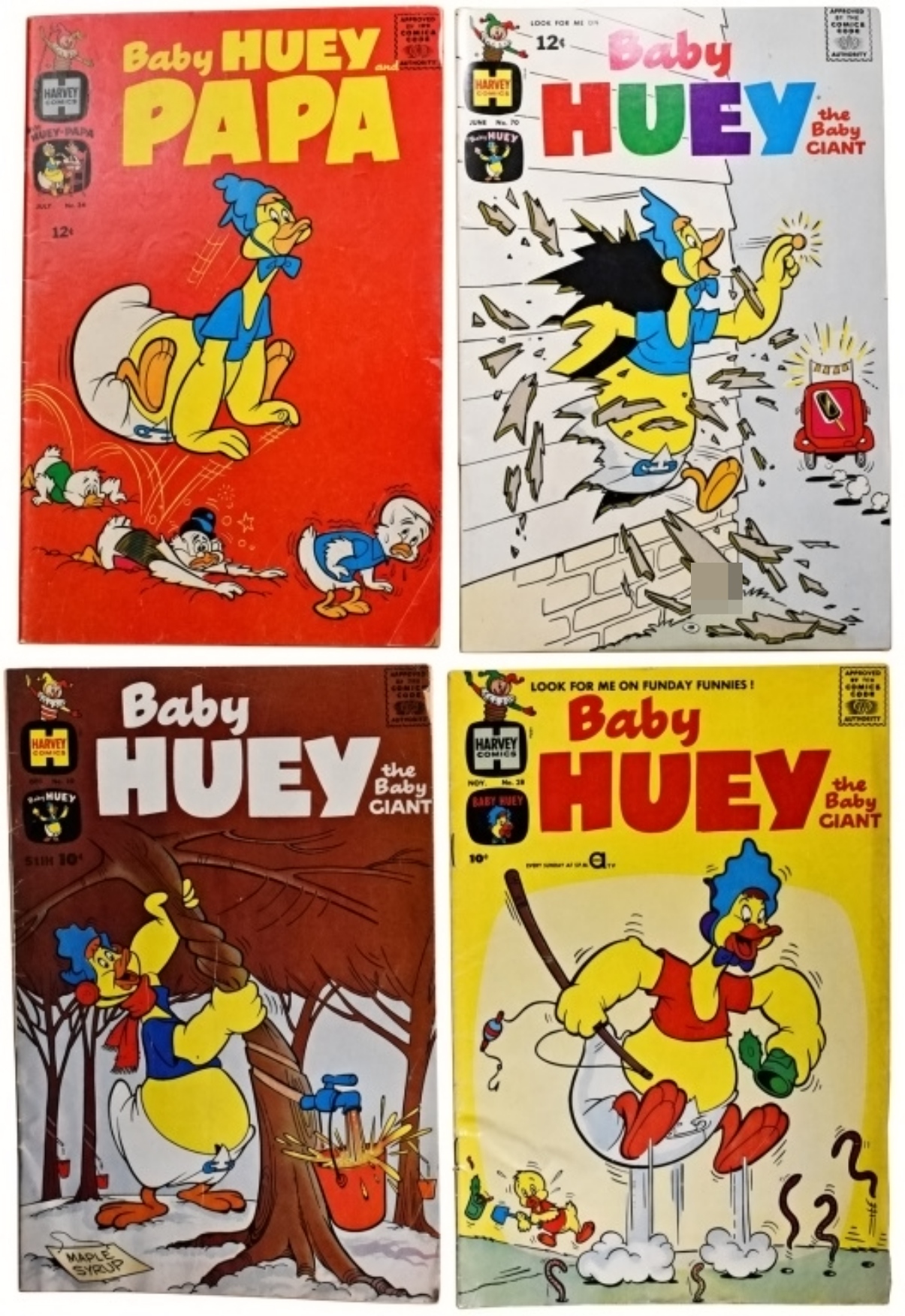 4-Baby Huey Harvey Comics