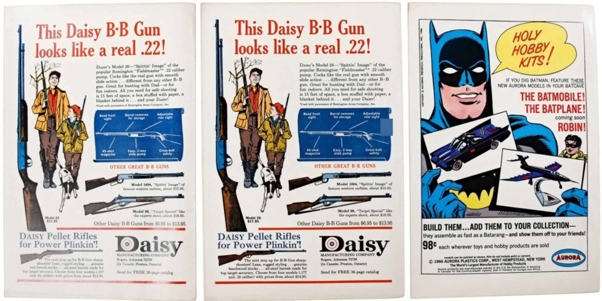 3-1960s Harvey Thriller Lot