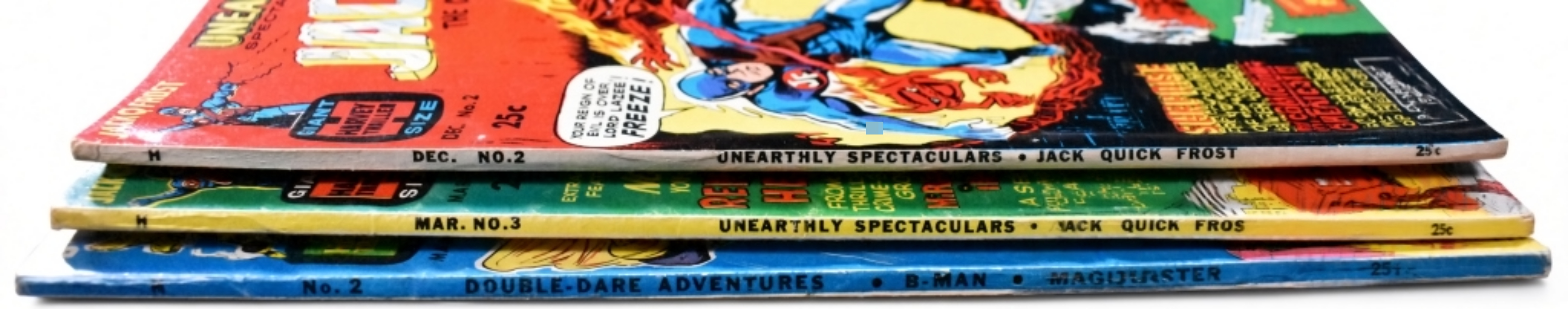 3-1960s Harvey Thriller Lot