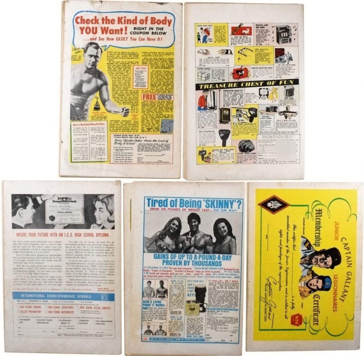 5-Charlton Vtg Comics