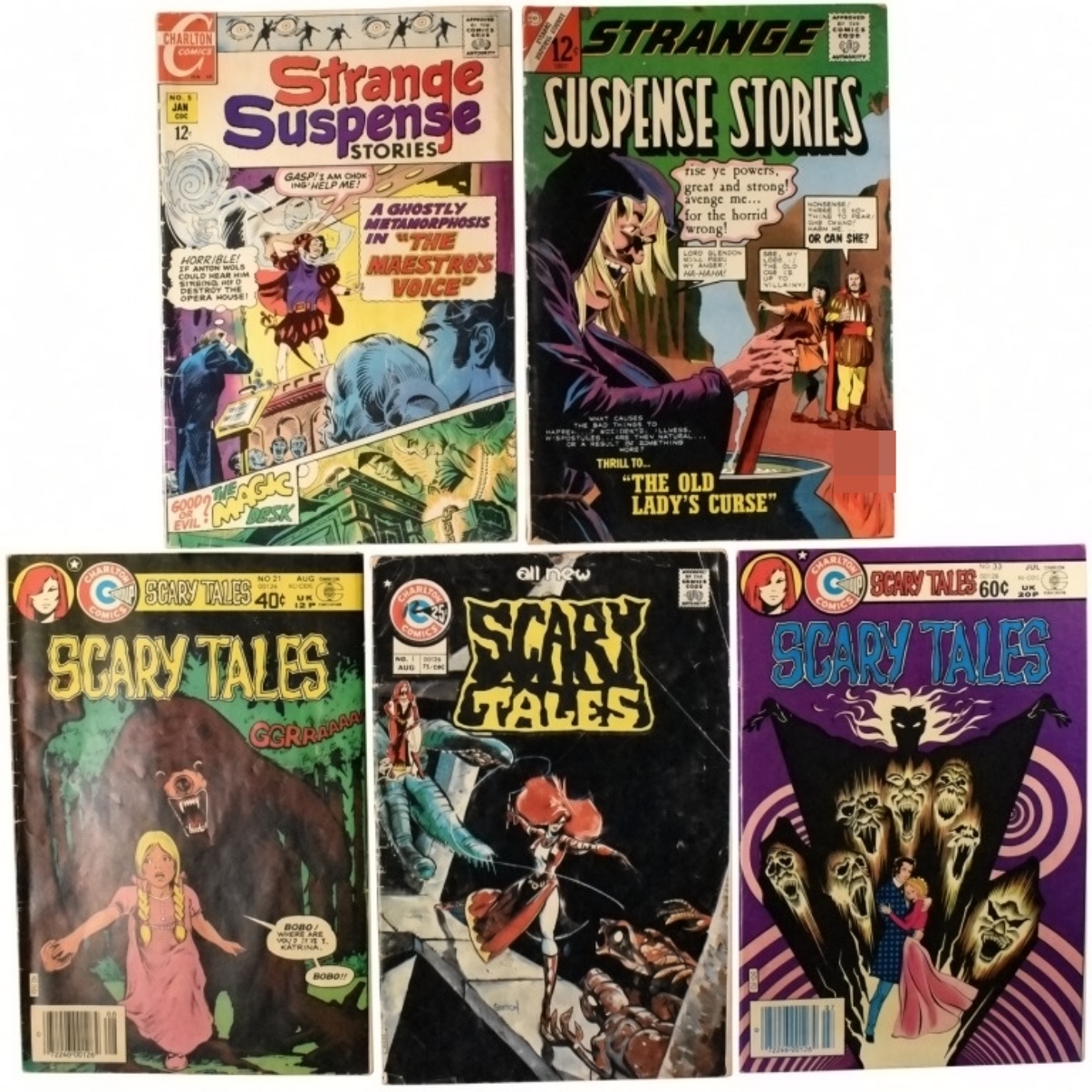 5-Strange Suspense & Scary Tales
