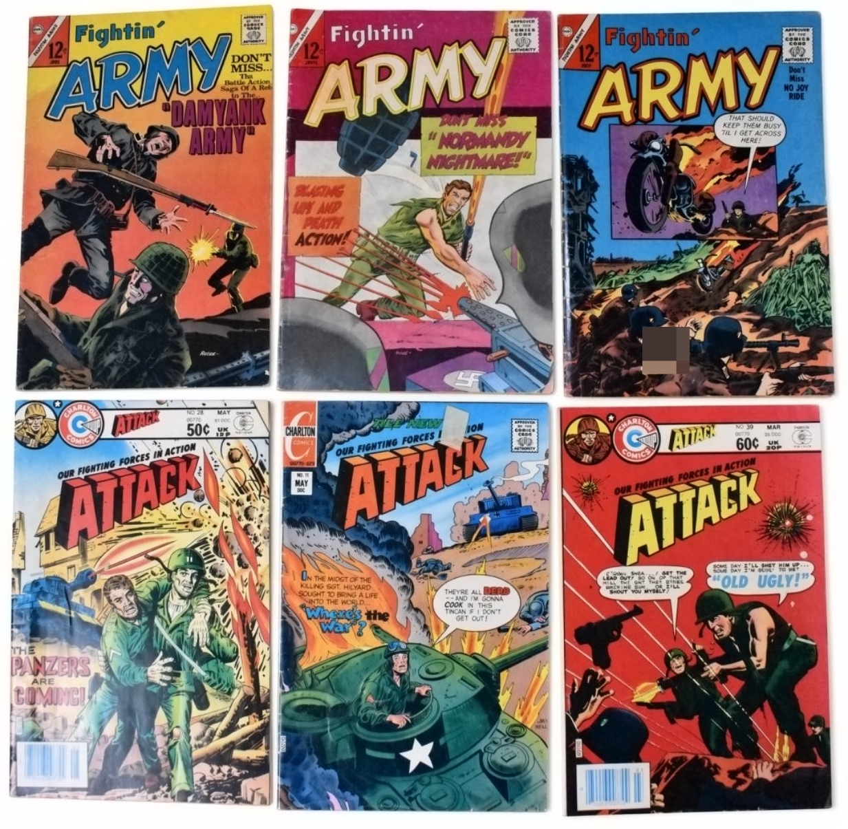 6-Charlton Army & Attack Lot