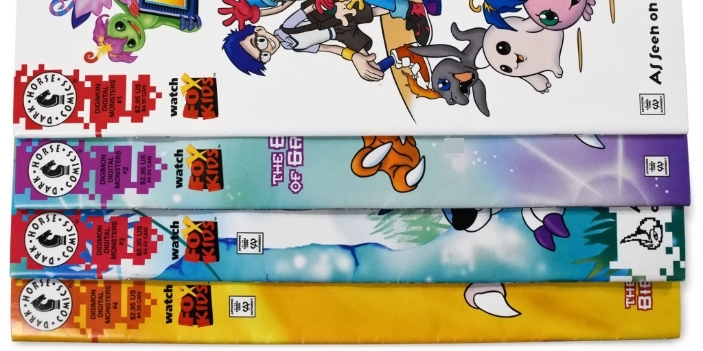 Digimon Dark Horse Comics #1 thru #4