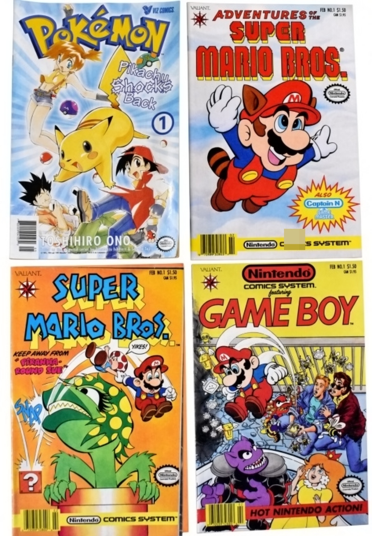 (3) Nintendo Comics System SUPER MARIO