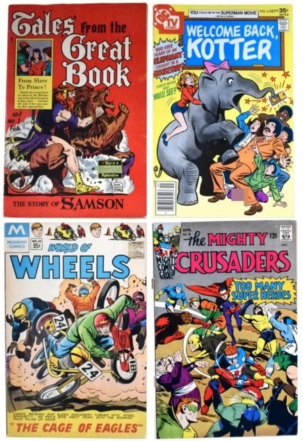 4-Unique Comics - Mighty Crusaders,