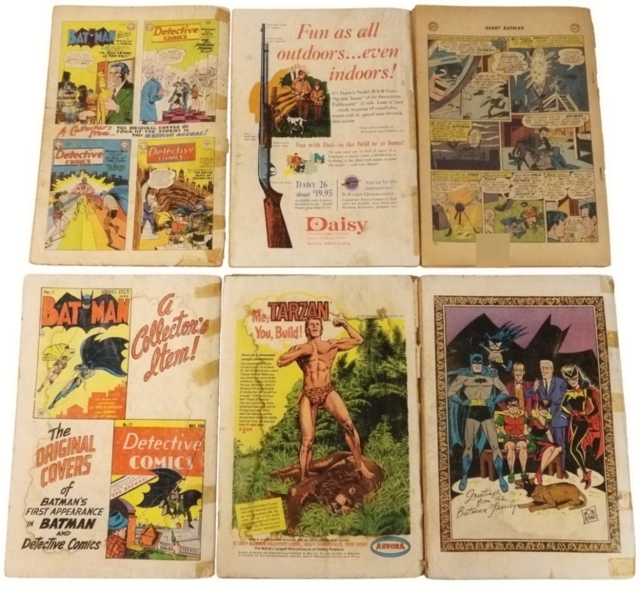 6-DC Giant Batman & Justice League 1960s