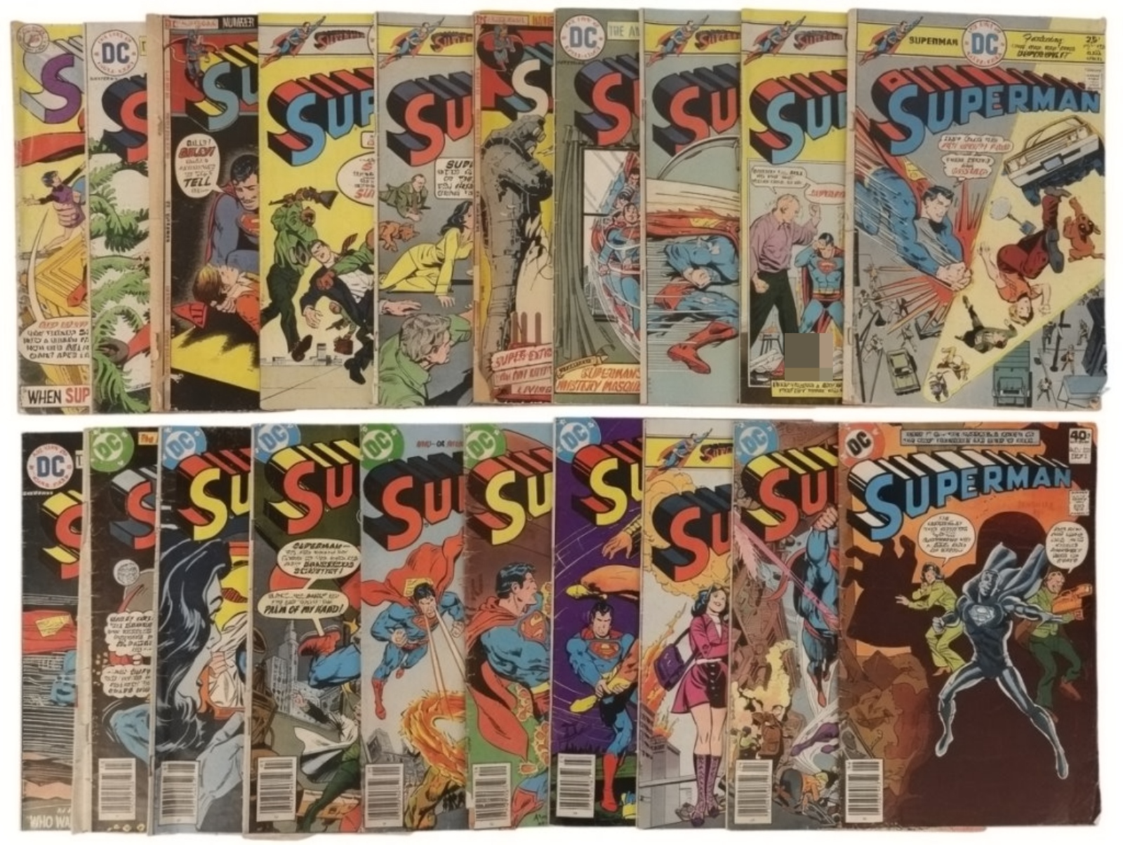 20-DC Superman Comic Lot
