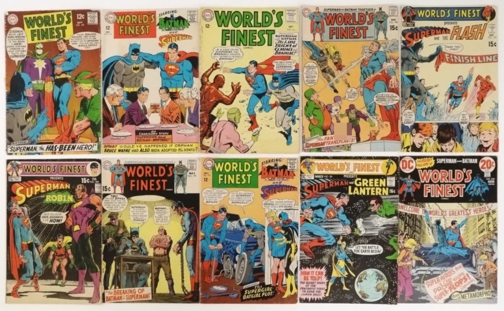 10-World's Finest Superman DC Lot