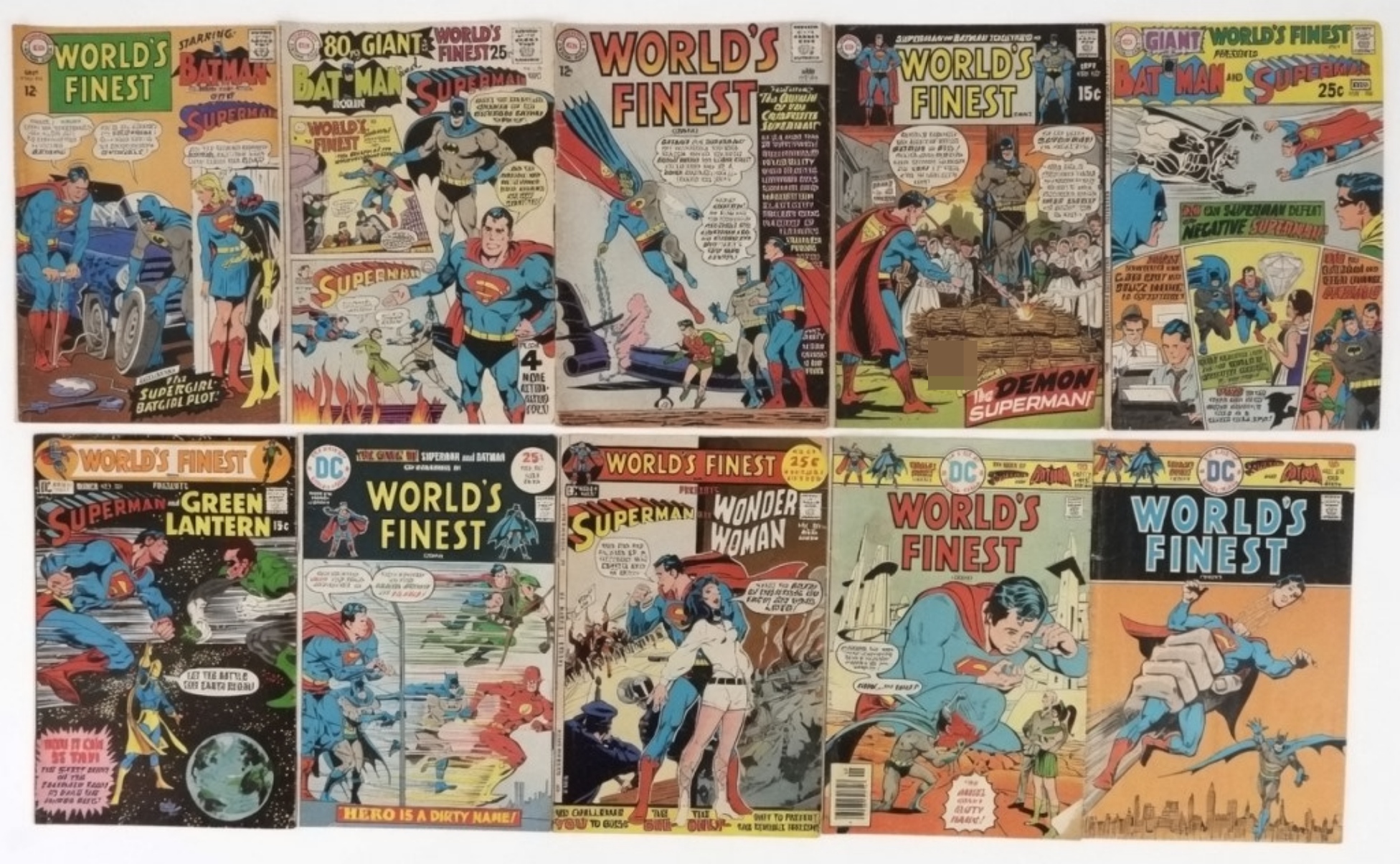 10-World's Finest Superman DC Lot