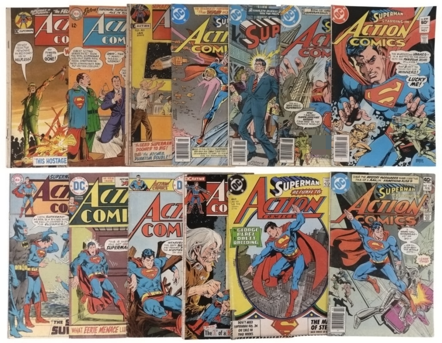 13-Action Comics DC Lot - 12c &15c included