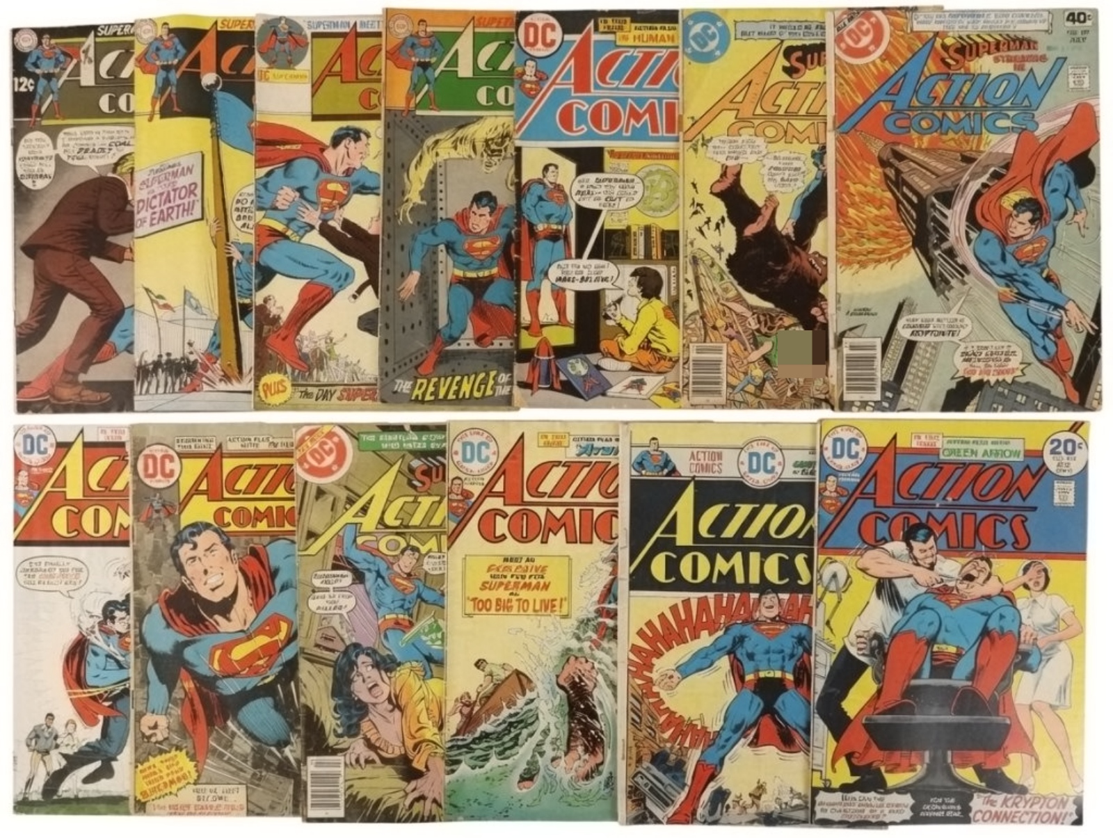 13-Action Comics DC Lot - 12c &15c included