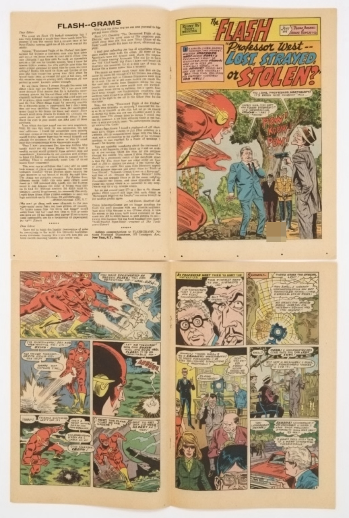 2-DC 12c Comics: Flash & Aquaman