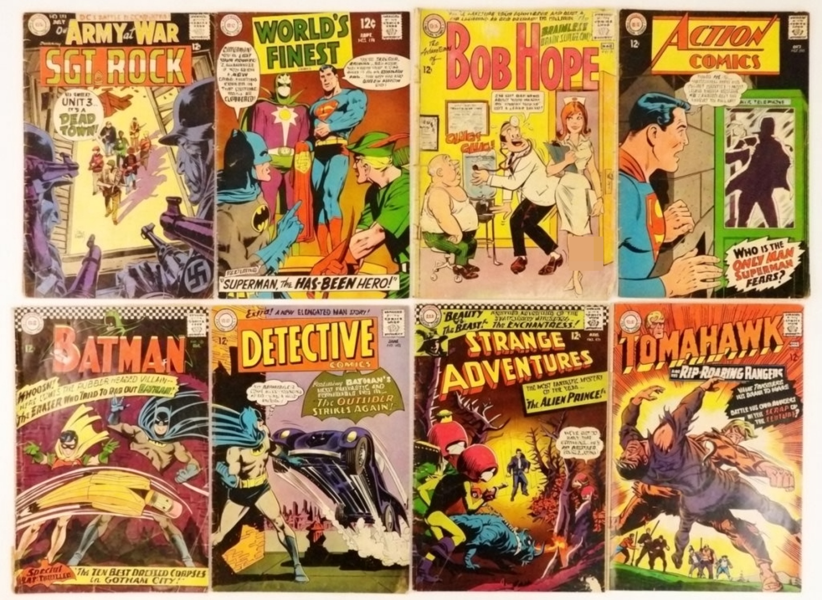 8-DC 12c Comic Lot