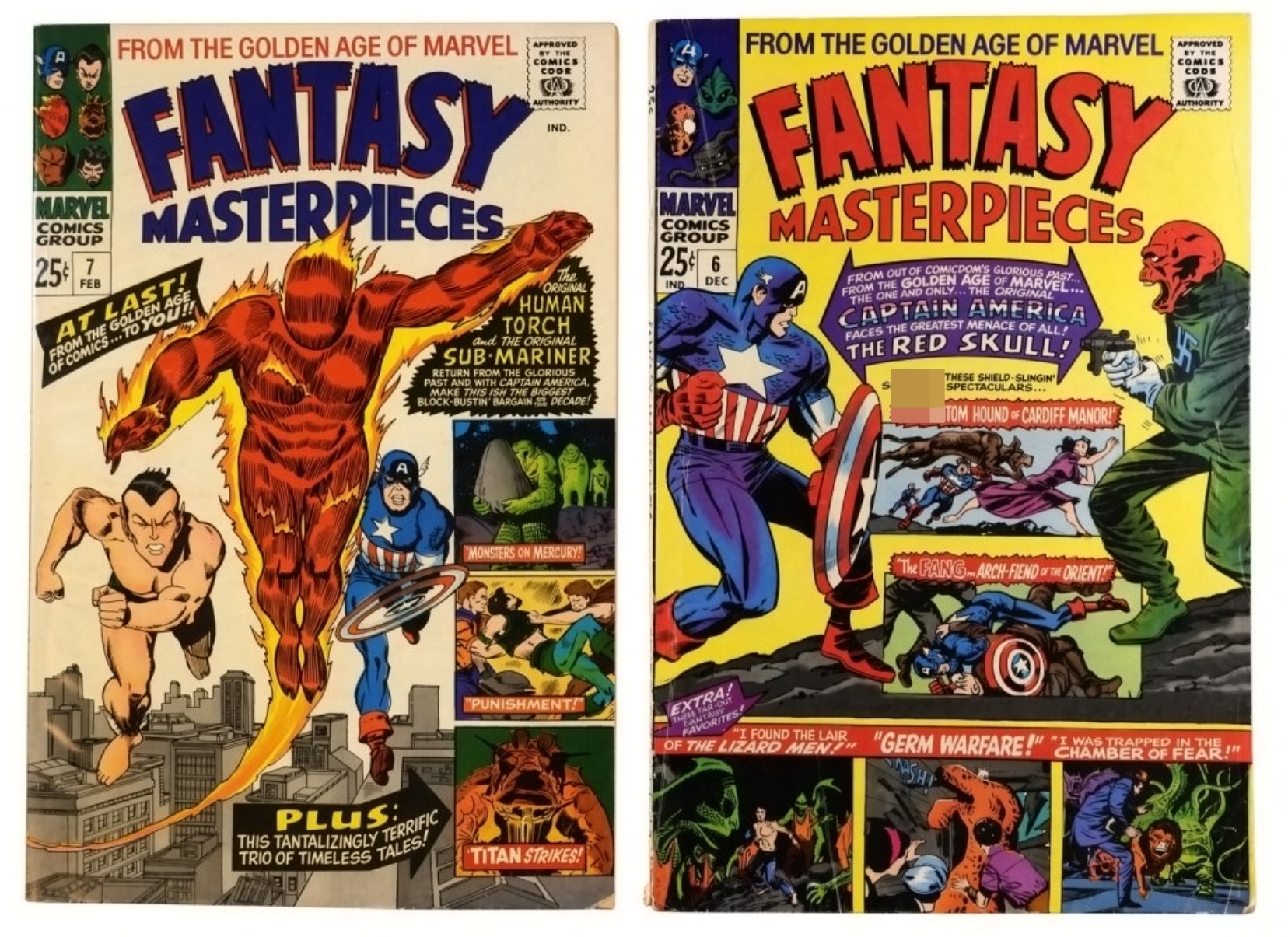 1966 & 1967 Marvel Fantasy Masterpieces Lot
