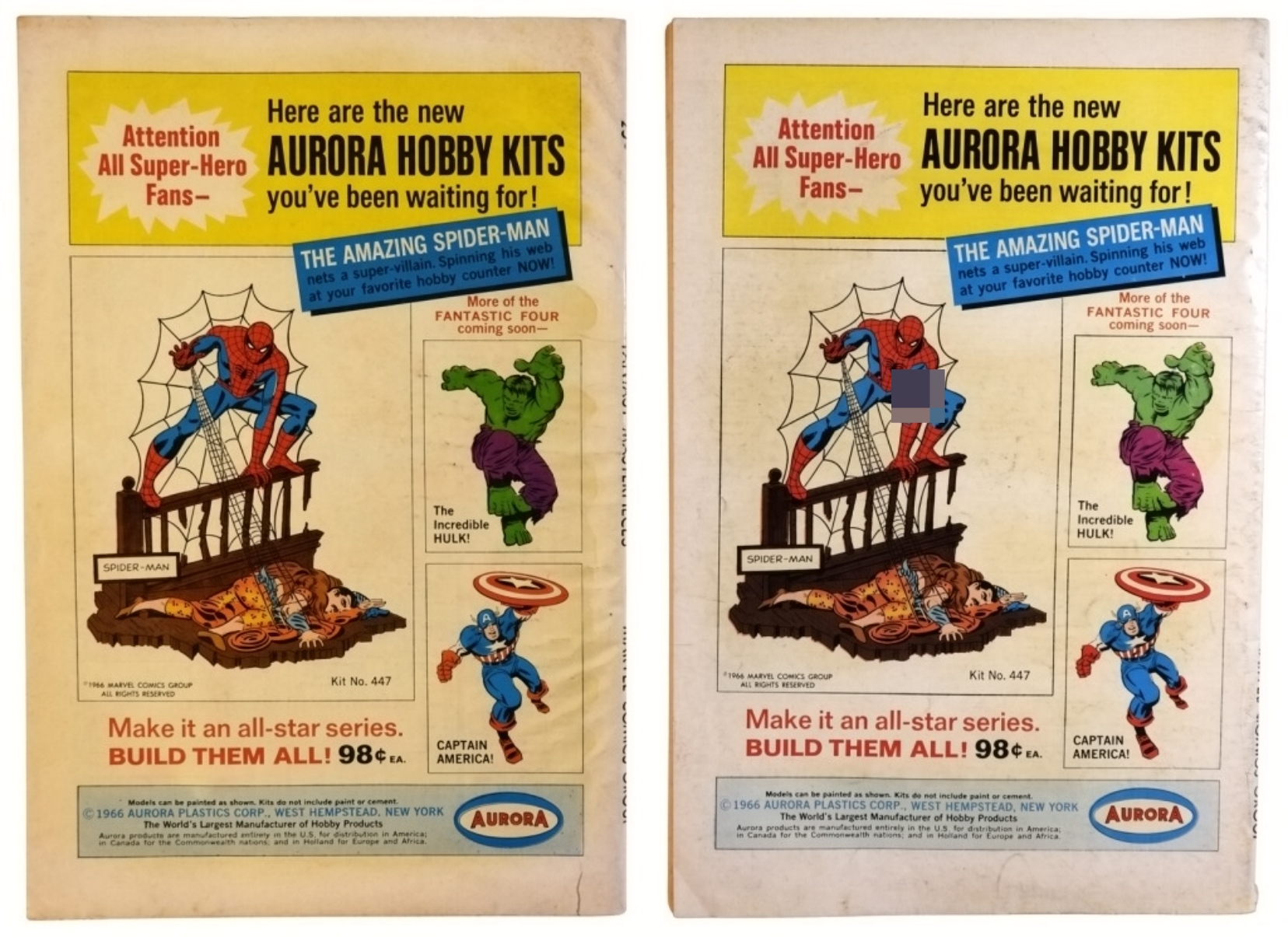 1966 & 1967 Marvel Fantasy Masterpieces Lot