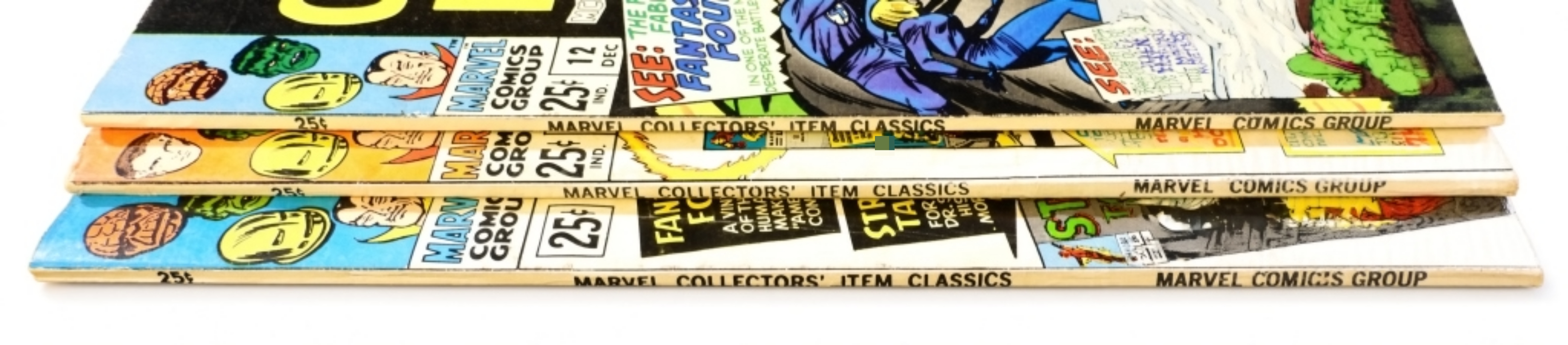 3-Marvel Collectors' Item Classics Lot