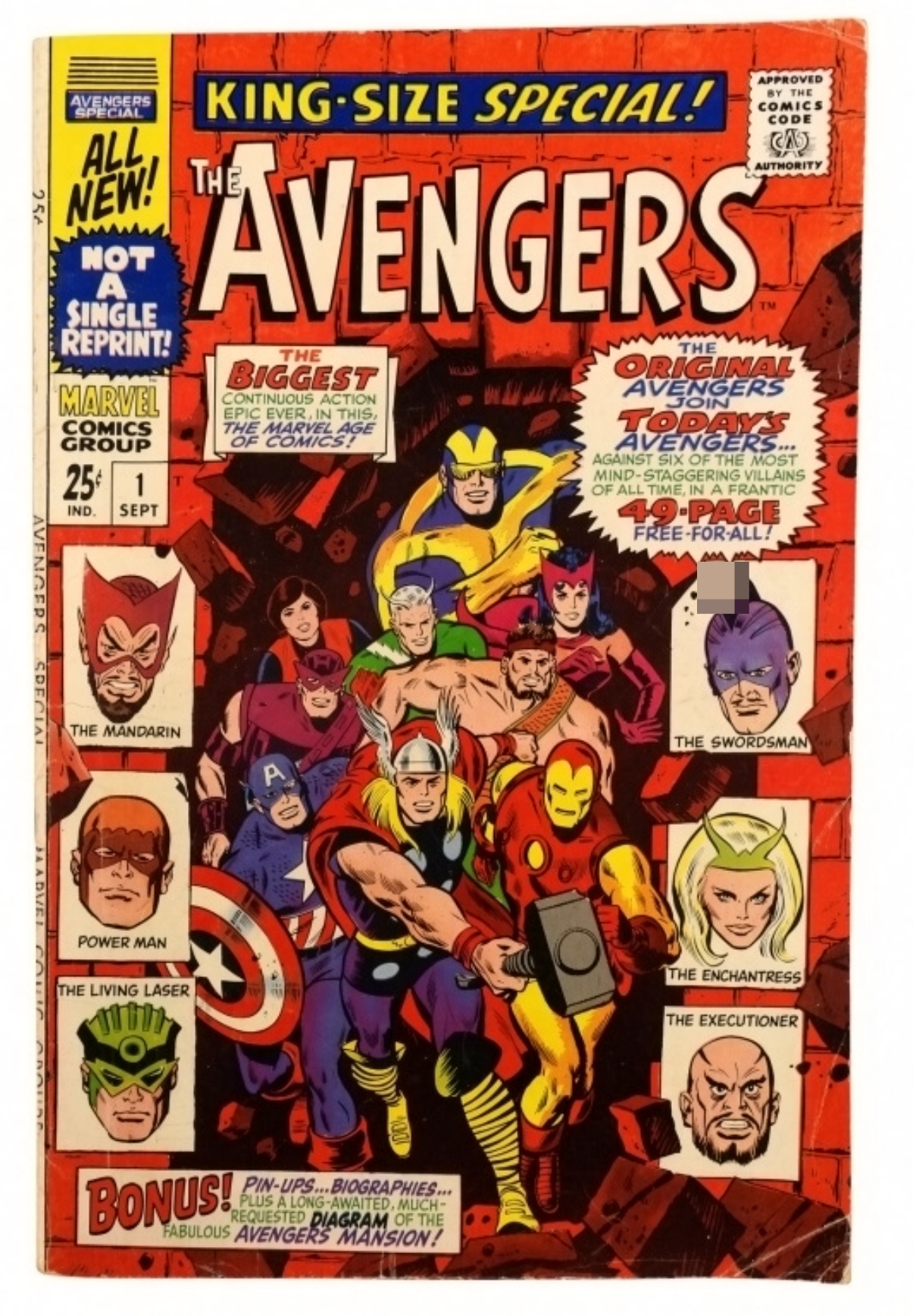 The Avengers King-Size 1967 #1