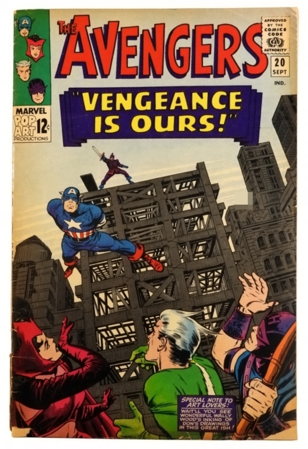 1965 The Avengers #20 Marvel