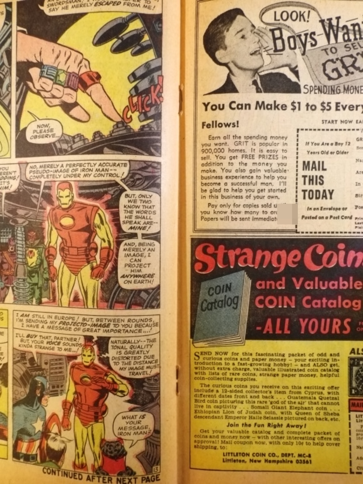 1965 The Avengers #20 Marvel