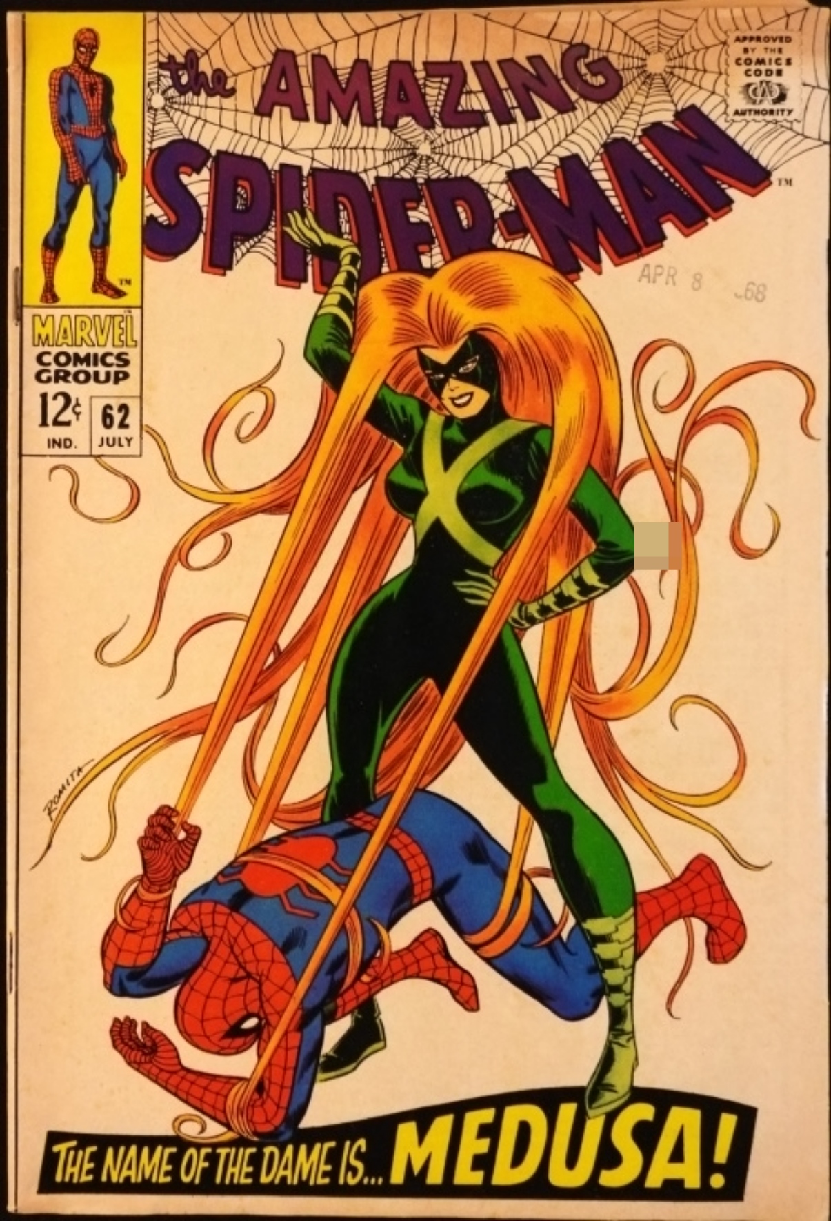 Amazing Spider-Man #62 1968 Marvel