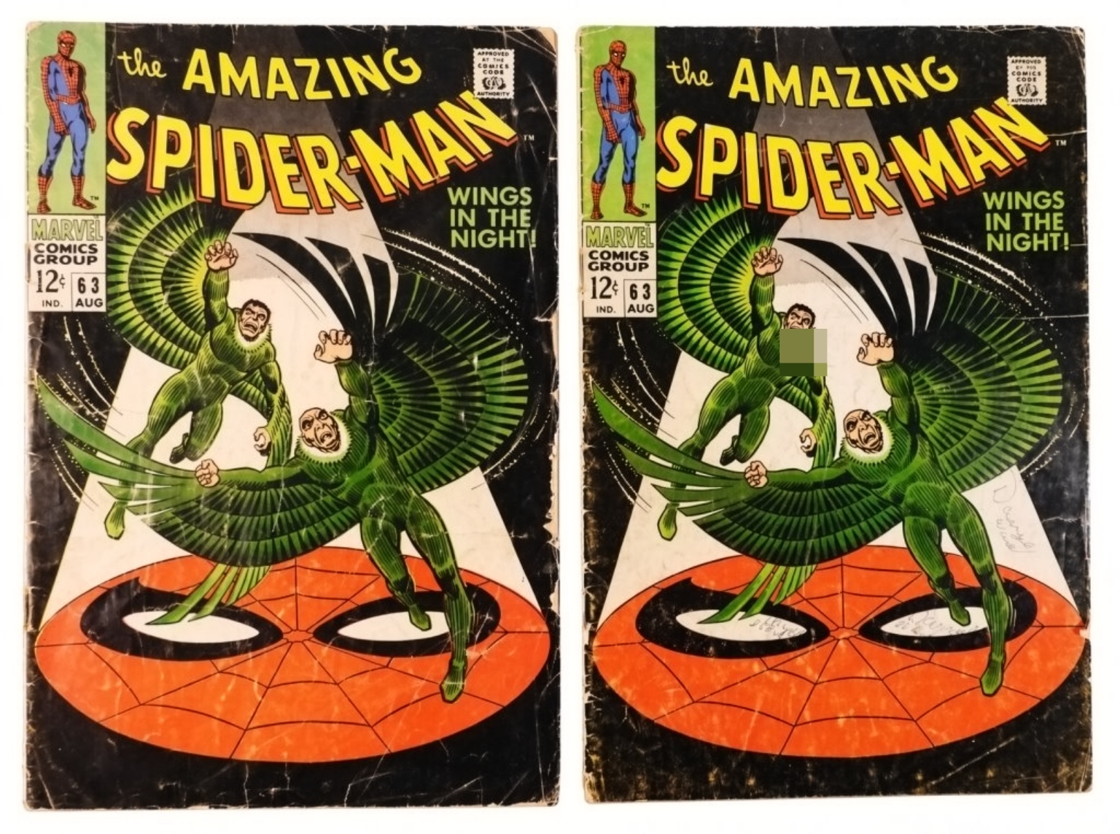 (2) Amazing Spider-Man #63 Marvel 1968