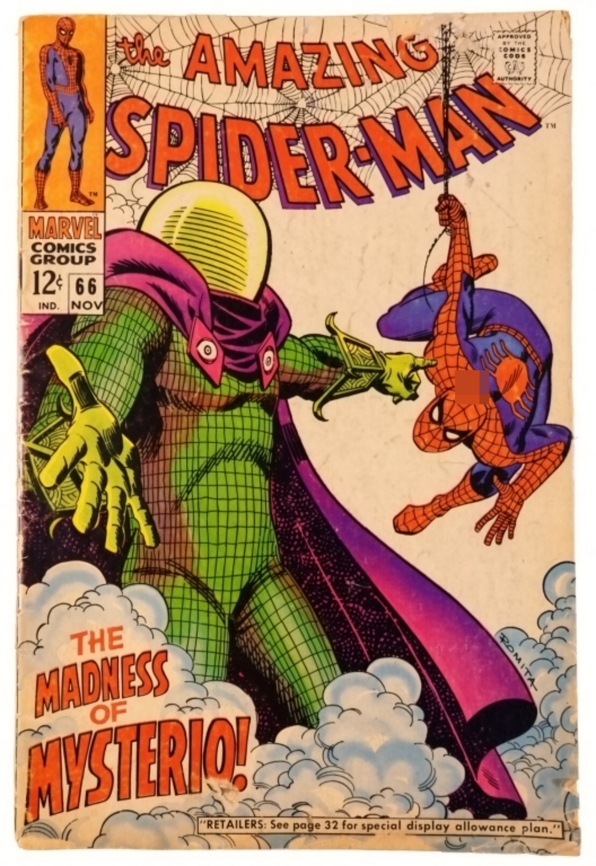 Amazing Spider-Man #66 1968 Marvel
