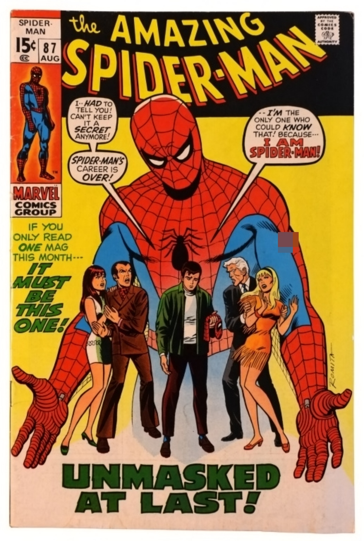 Amazing Spider-Man #87 1970 Marvel